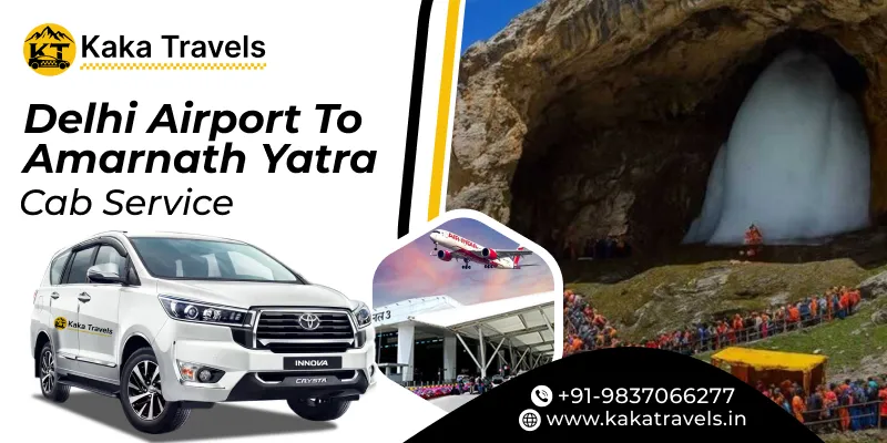Delhi Airport to Amarnath Taxi Service