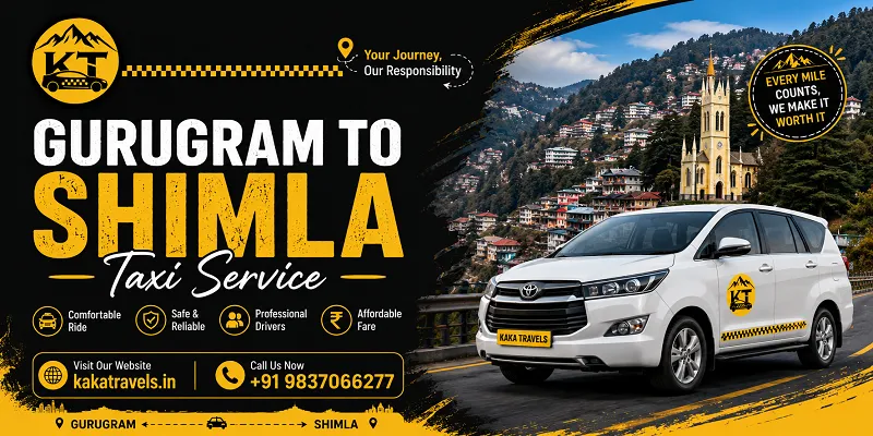 Gurugram to Shimla Taxi Service